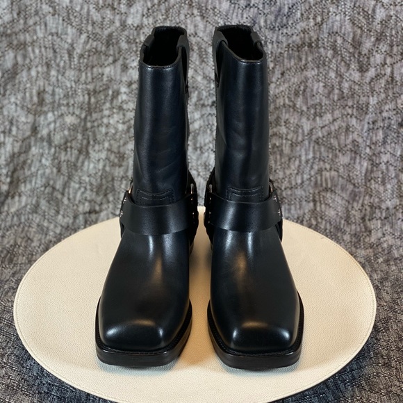 Tory Burch Double T Moto Boot Women's 9 - Picture 6 of 9